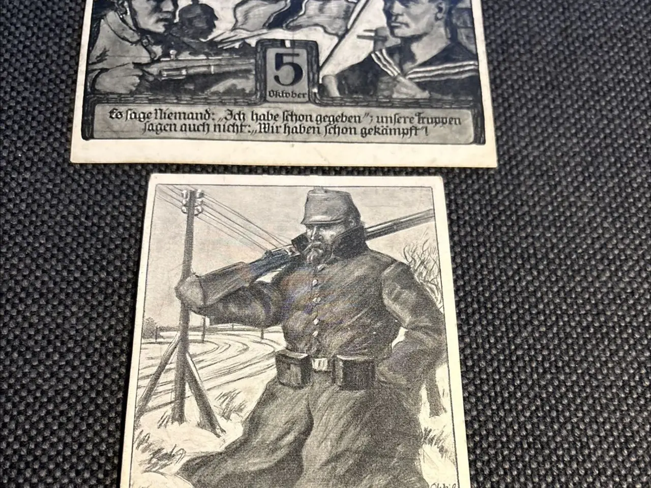 Billede 1 - Postkort tyske om offerdage i 1915 og 1916