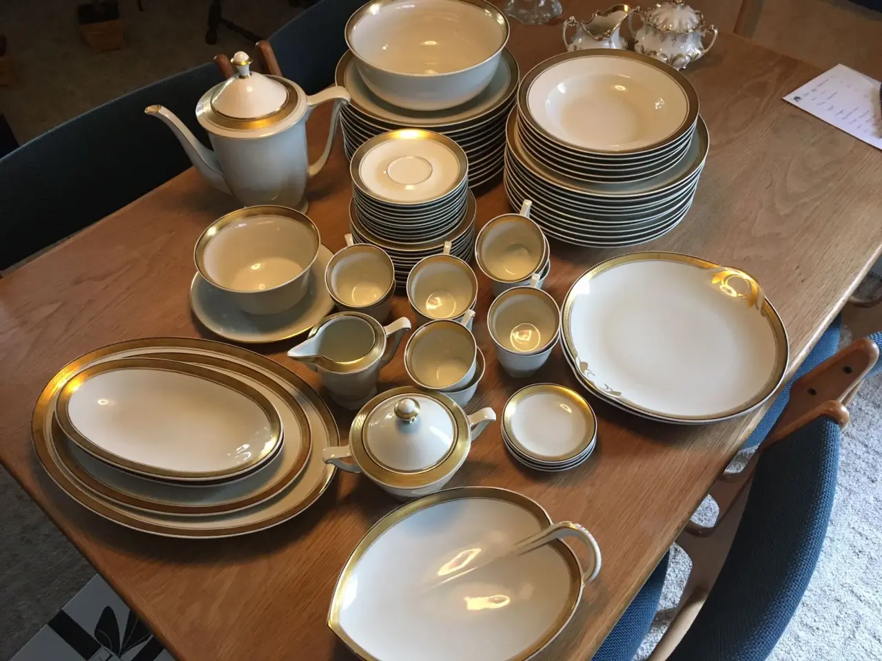 Billede 1 - Kaffe og spise service, glasservice