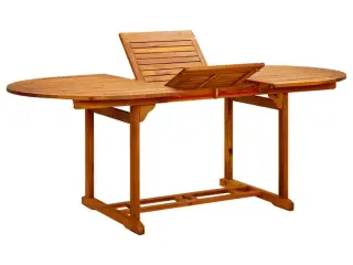 Havebord 200x100x75 cm massivt akacietræ