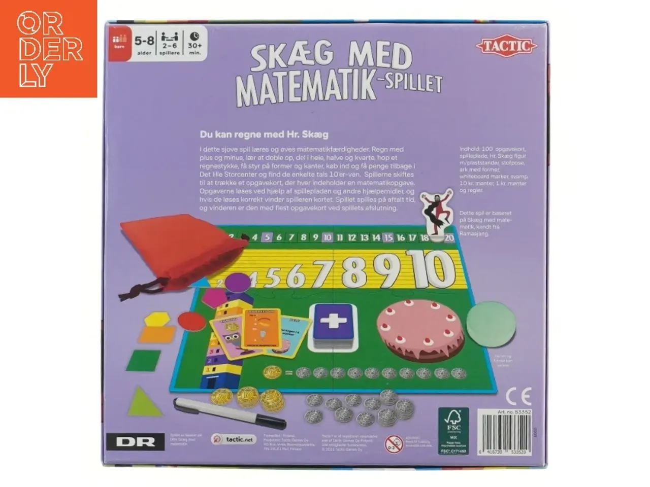 Billede 3 - Skæg med matematik - brætspil fra Tactic