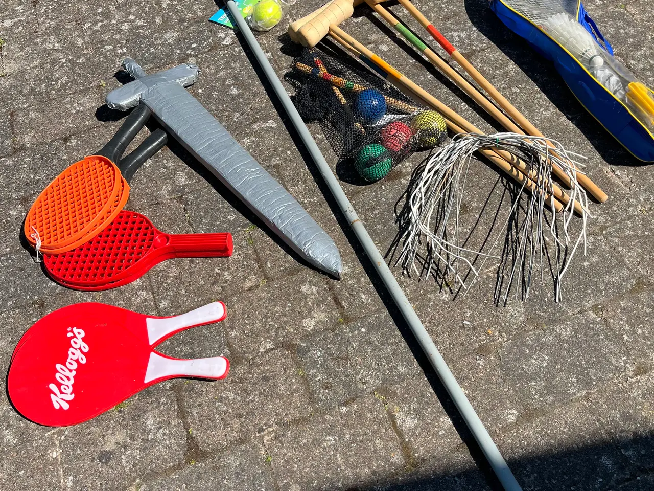 Billede 4 - Stangtennis, badminton, kroket mm.