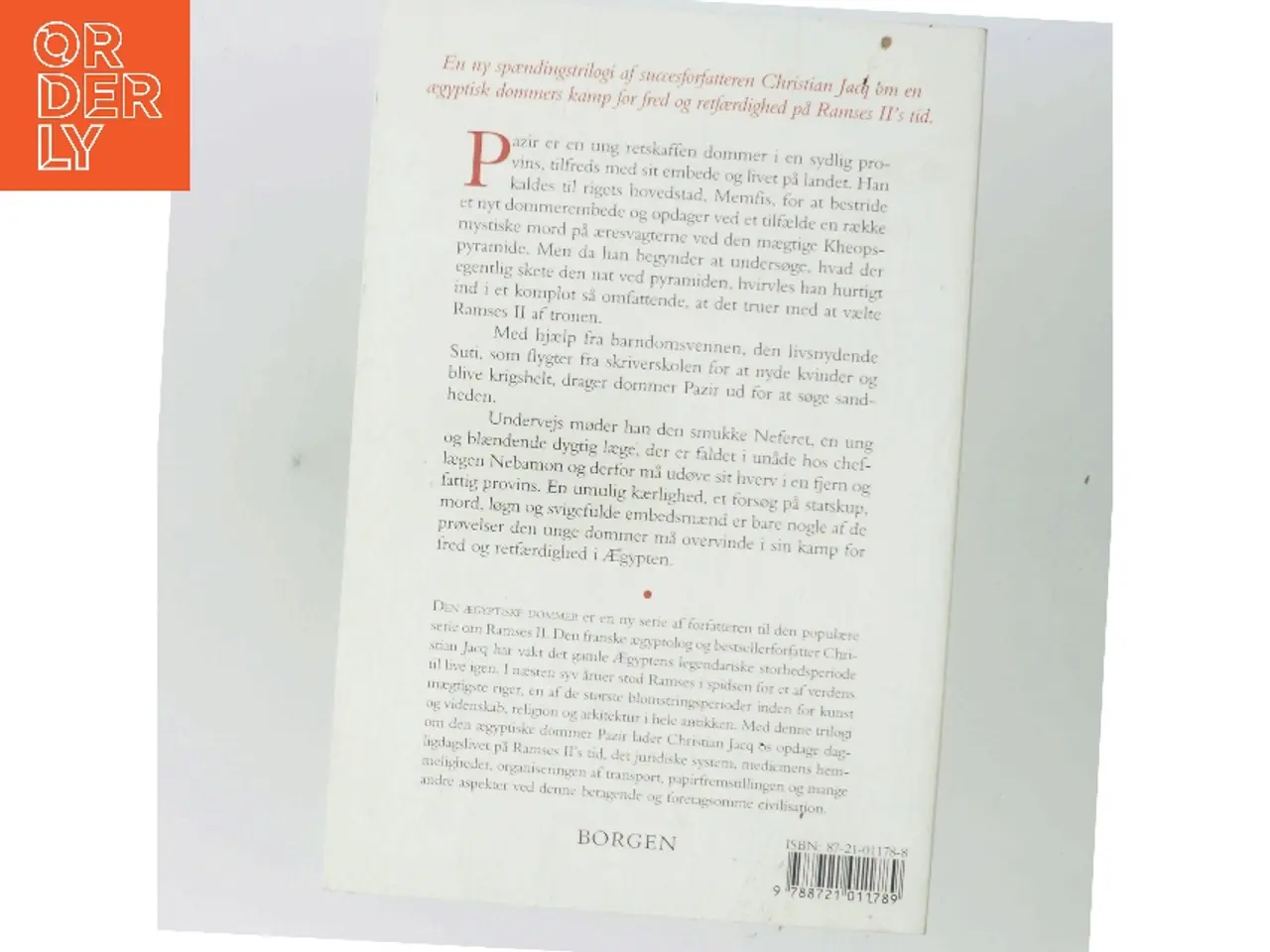 Billede 3 - Den ægyptiske dommer. Bind 1, Den skændede pyramide af Christian Jacq (Bog)