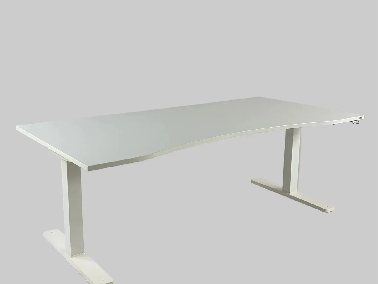 Billede 1 - Kinnarps Hæve/sænkebord – Hvid 180x90