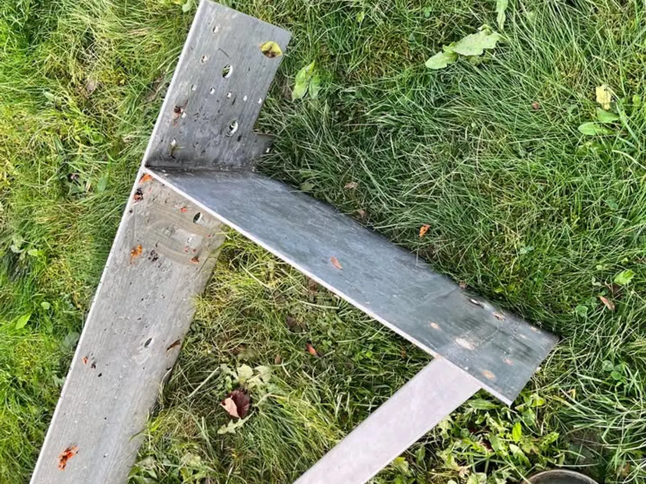 Billede 3 - 2 stk rustfri syrefaste vinkelbeslag 120 cm