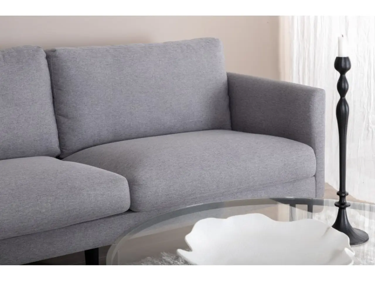 Billede 11 - Zoom 2 personers Sofa  - Sort og Grå