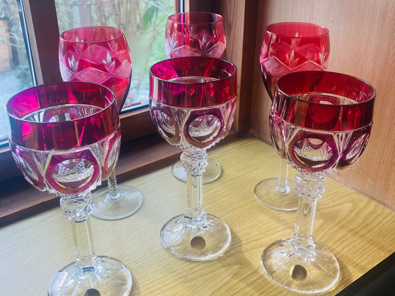 Billede 1 - Bøhmisk krystal glas