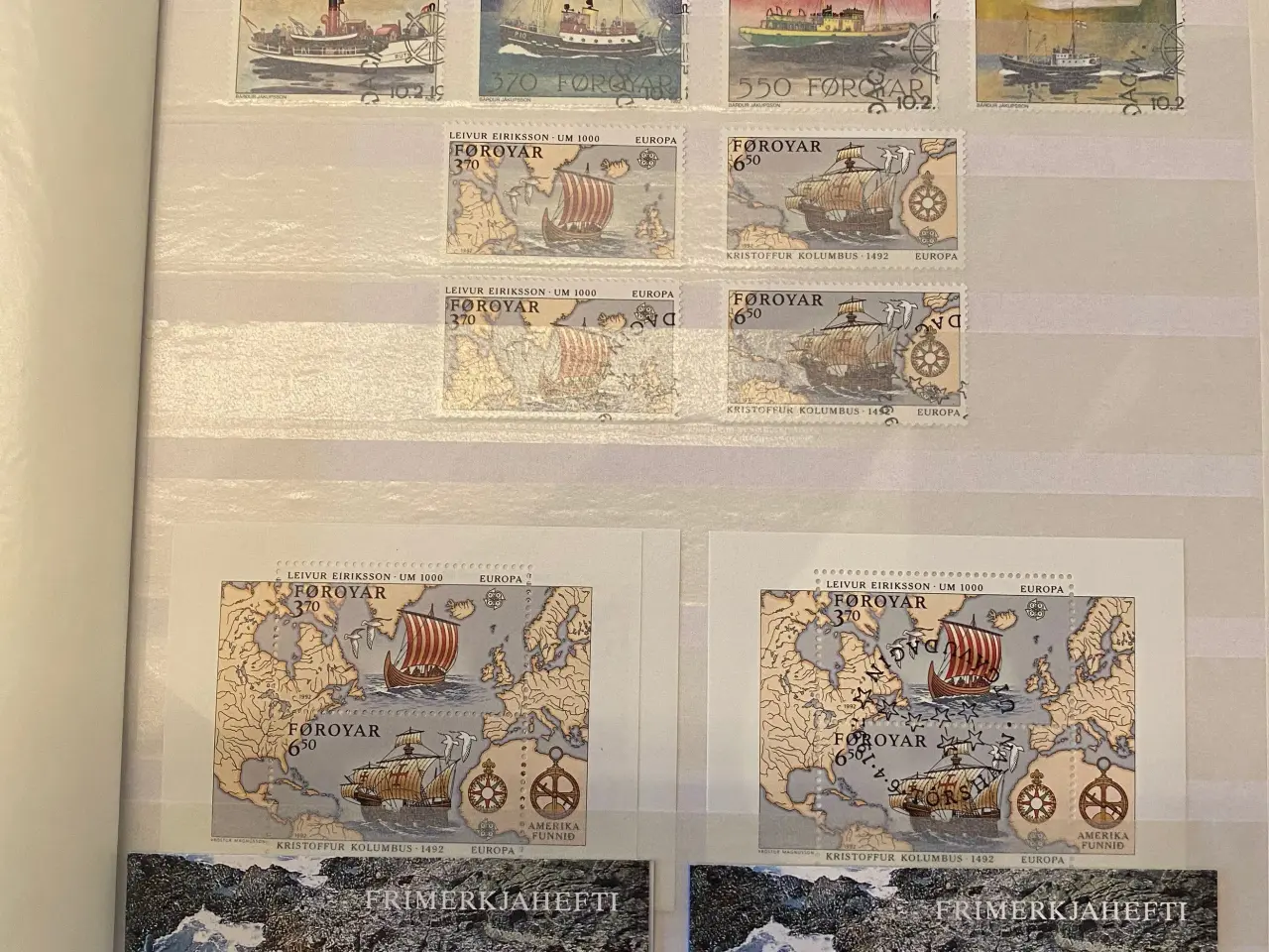 Billede 4 - Færøerne postfrisk+stemplet samling