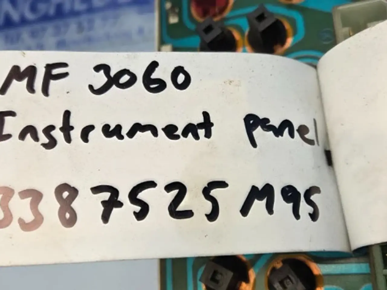 Billede 21 - Massey Ferguson 3060 Instrument Panel 3387525M95