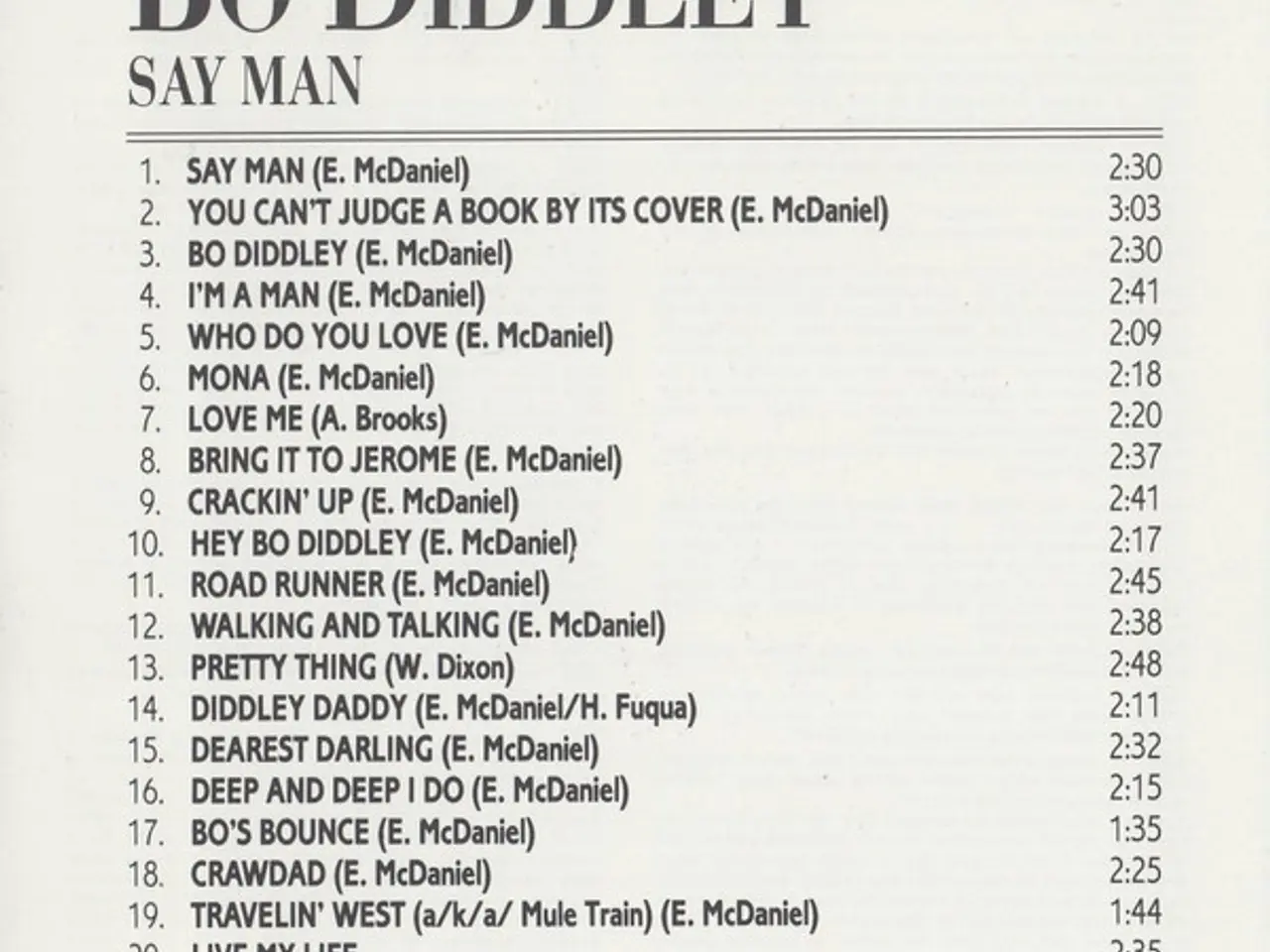 Billede 5 - Bo Diddley – Say Man 20 Greatest Hits – CD