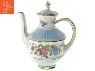 Porcelæn kande med blomsterdesign fra B&G (str. 20x23 cm)