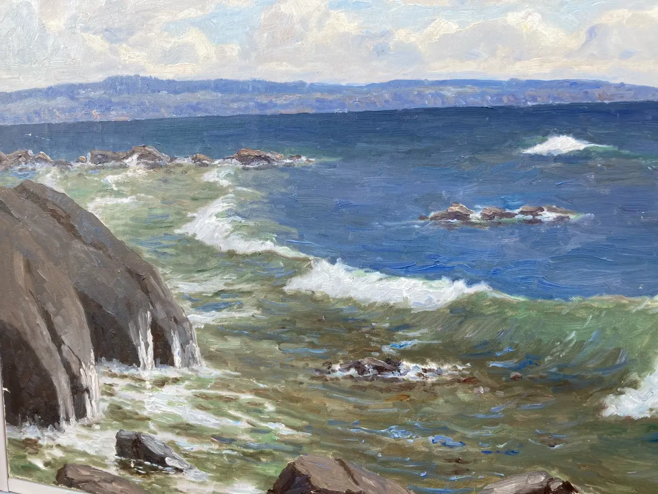 Billede 3 - Alfred Gregers-Rasmussen, maleri bornholm