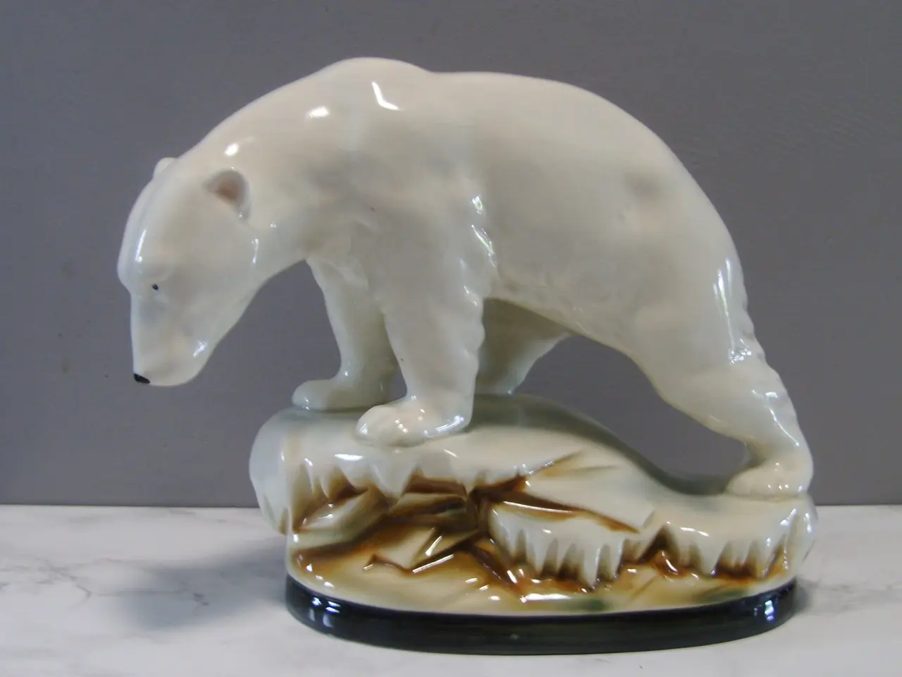Billede 7 - Stor isbjørn af porcelæn