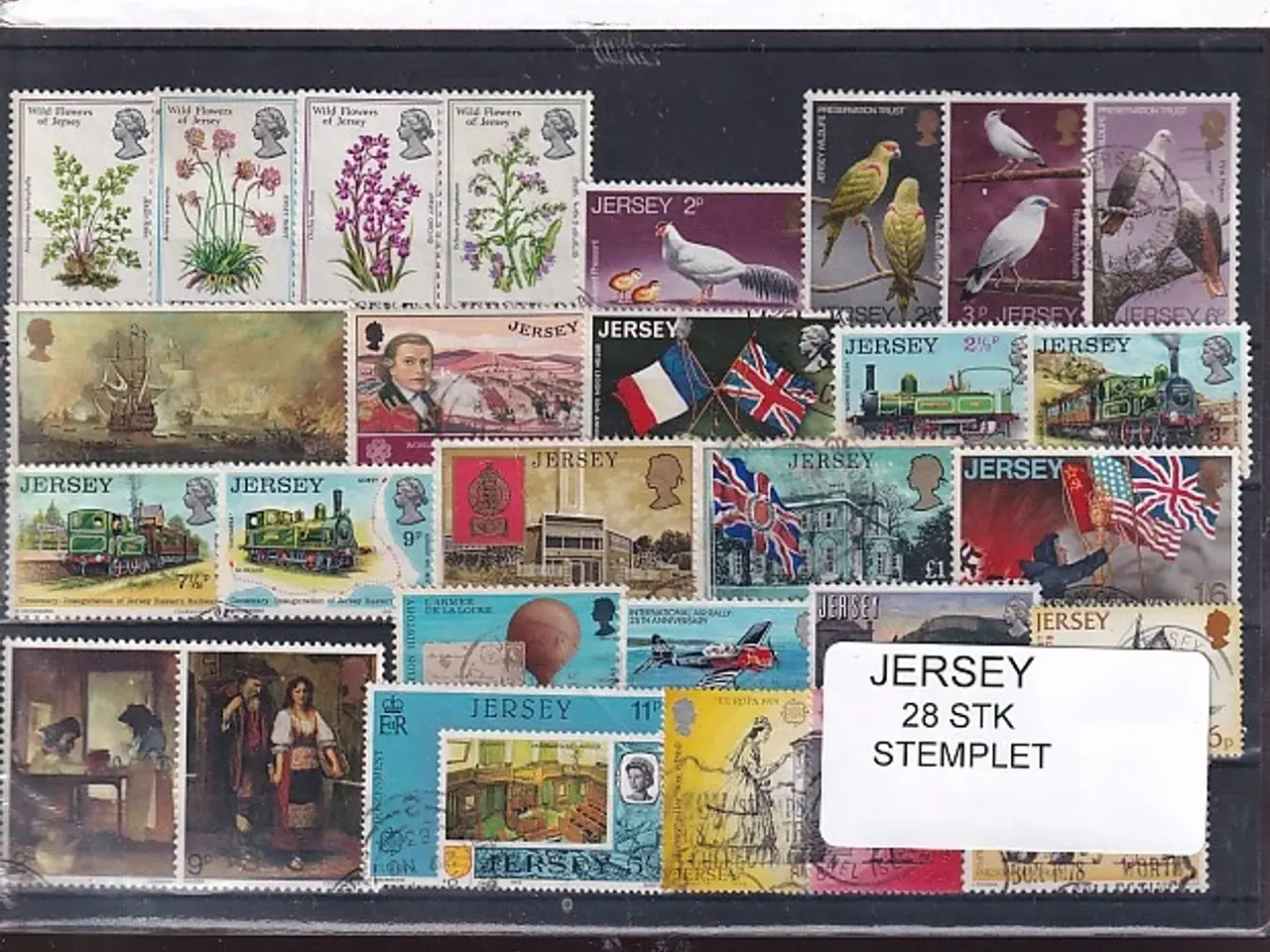 Billede 1 - Jersey Samling - 28 stk. - Stemplet