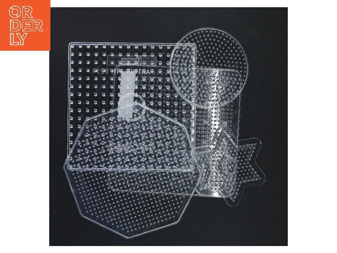 Billede 1 - Perleplader 5 stk 16 cm (str. 5 stk 16 cm)
