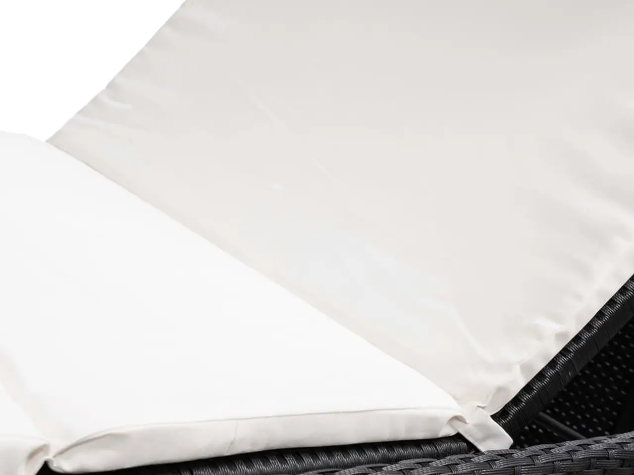 Billede 6 - Liggestol med hynde polyrattan sort
