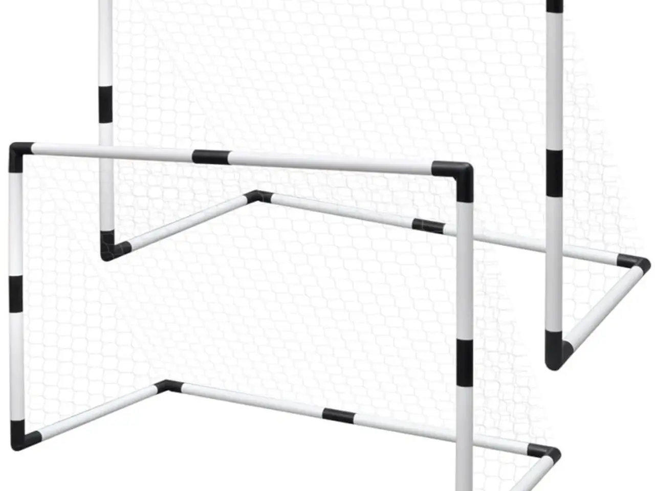 Billede 1 - Mini-fodboldmål 2 stk. 91,5x48x61 cm til børn