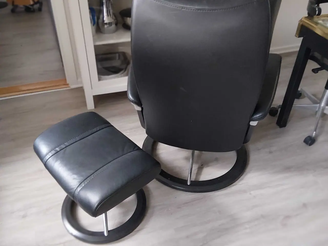 Billede 2 - stressless wing læder lænestol. NYPRIS 25.998