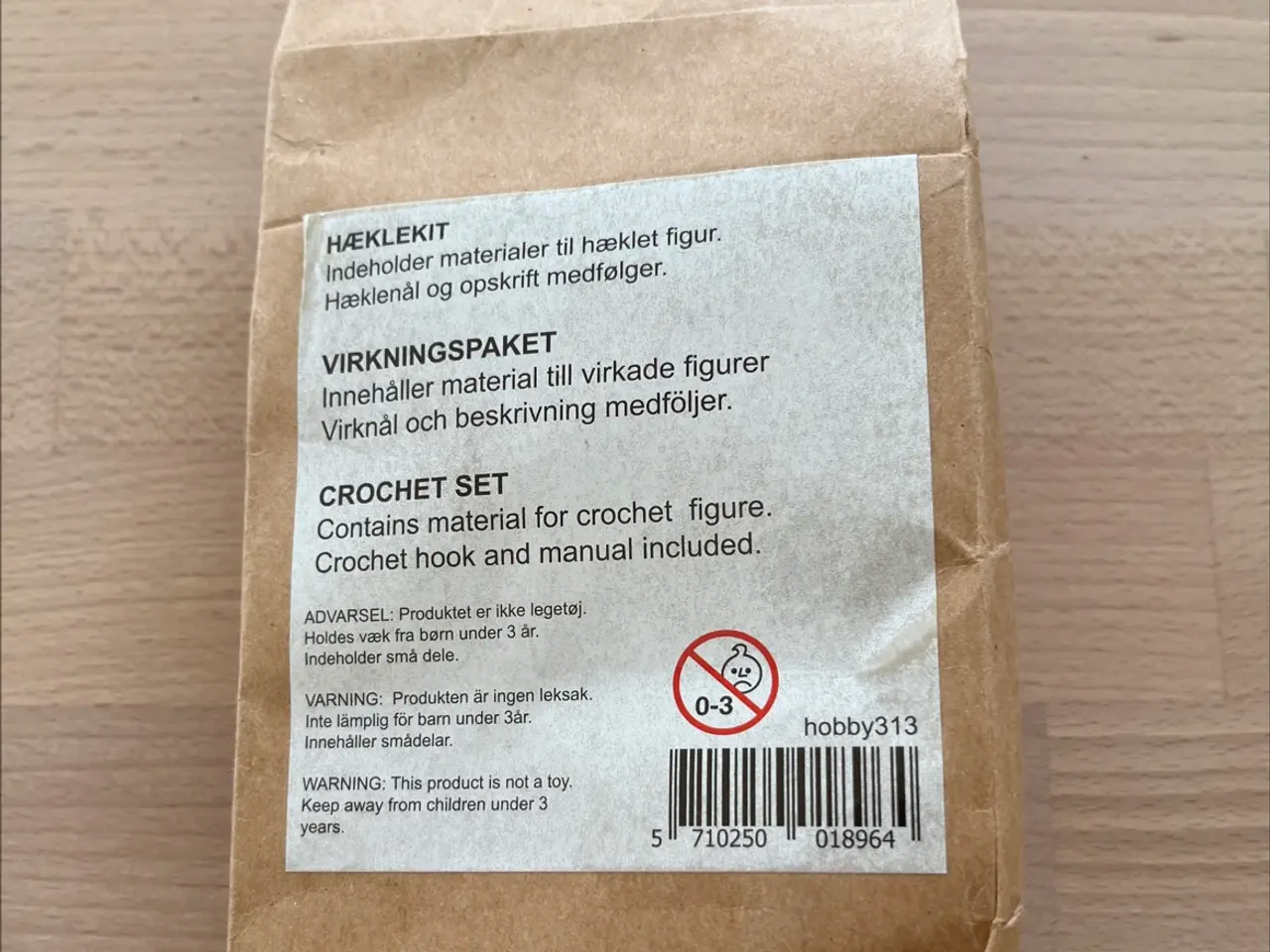 Billede 2 - Hæklekit til elefant