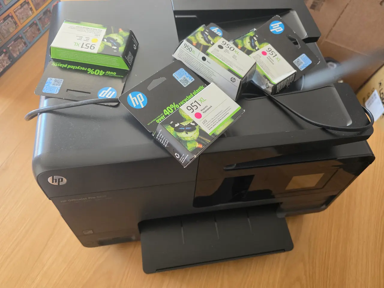 Billede 1 - Kopimaskine med scanner og patroner