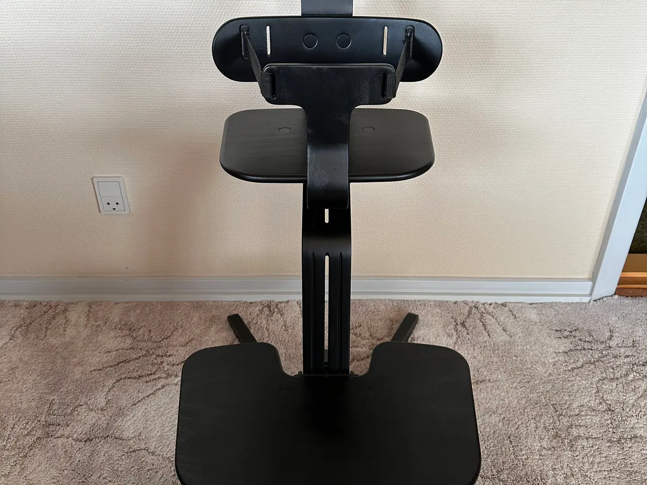 Billede 1 - Stokke børnestol black edition.