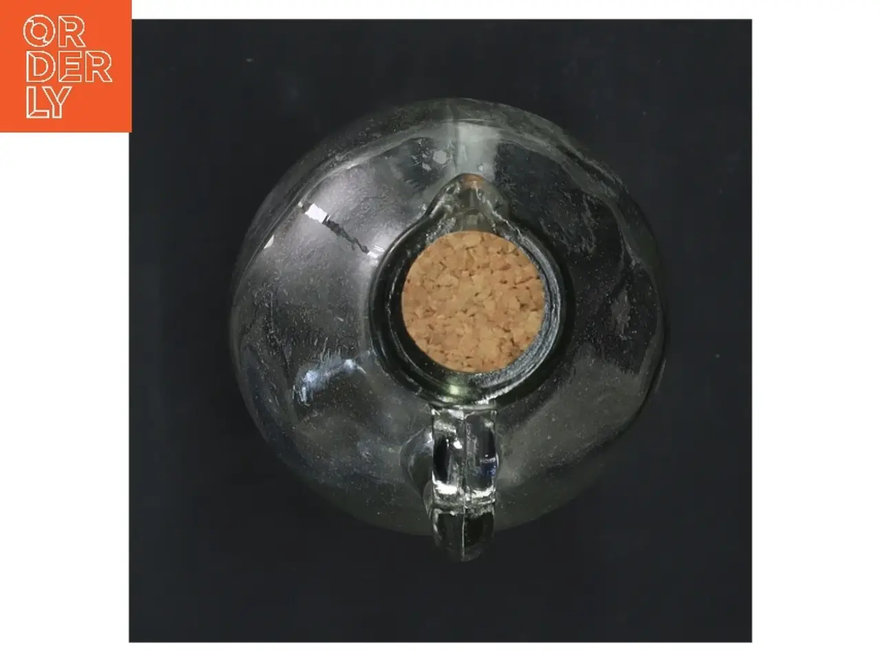Billede 3 - Flot glasflaske med korkprop-låg (str. 21 cm)