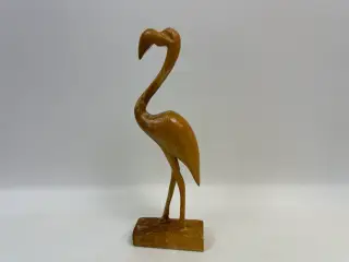 Flamingo træ figur