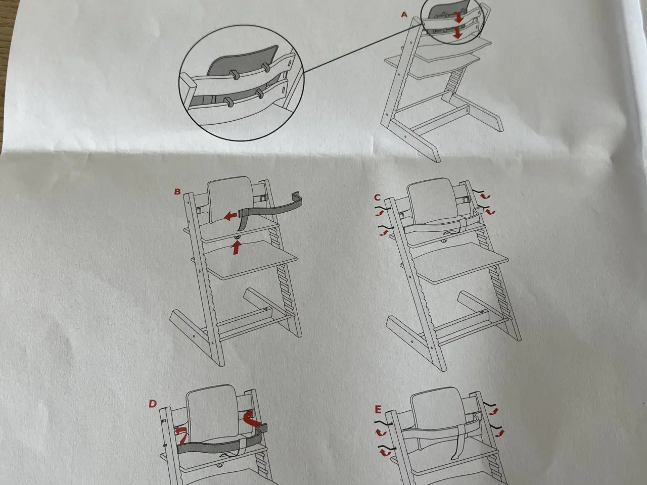 Billede 5 - Hvidt ryglæn til Stokke Trip Trap stol