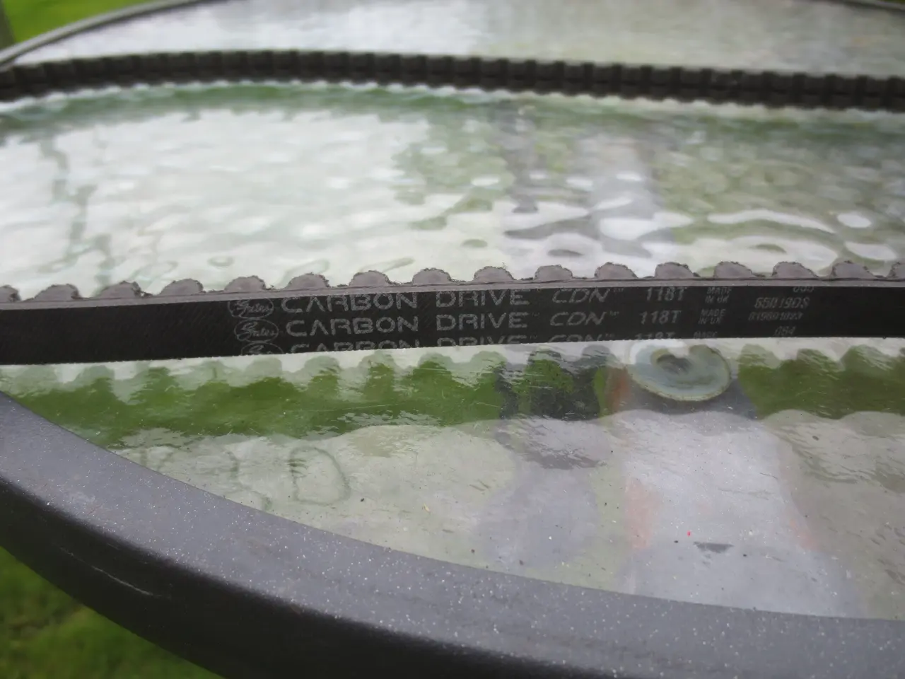Billede 2 - 1 stk Carbon Drivrem 118 T som ny