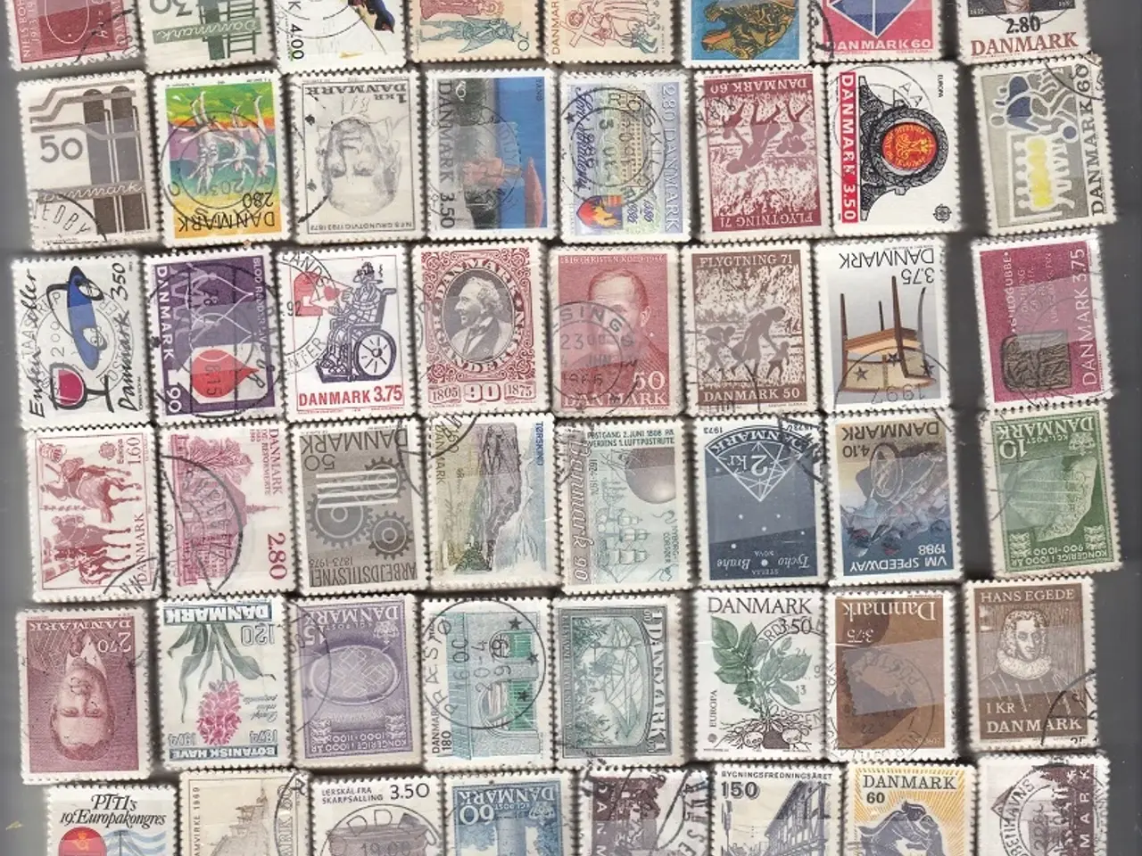 Billede 3 - DK. Billedmærkerbundter. 300 forskellige. a 100 st