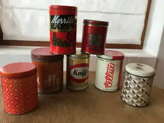 Div. retro kaffedåser / dåser
