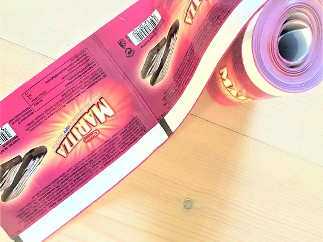 Billede 3 - FLETTEMATERIALE - slikfolie - chokolade