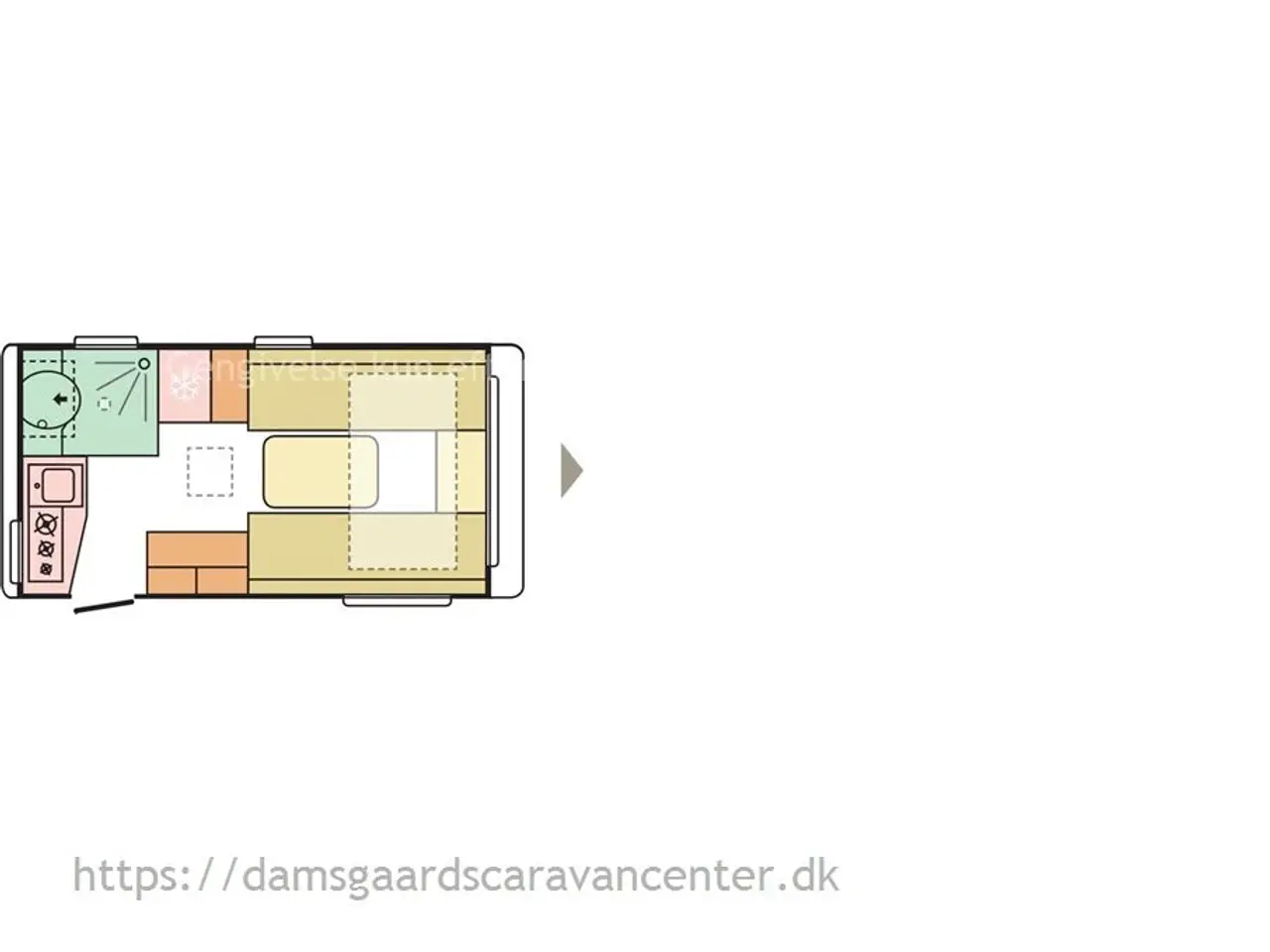 Billede 8 - 2021 - Adria Action 391 LH   Enkeltsenge-Gulvtemp.-Mover-Telt