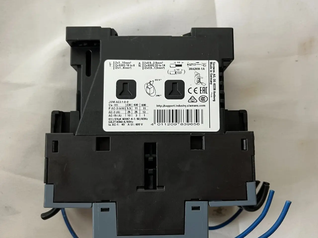 Billede 12 - parti of 10x Siemens Sirius 3RT2025-2FB40 24V DC