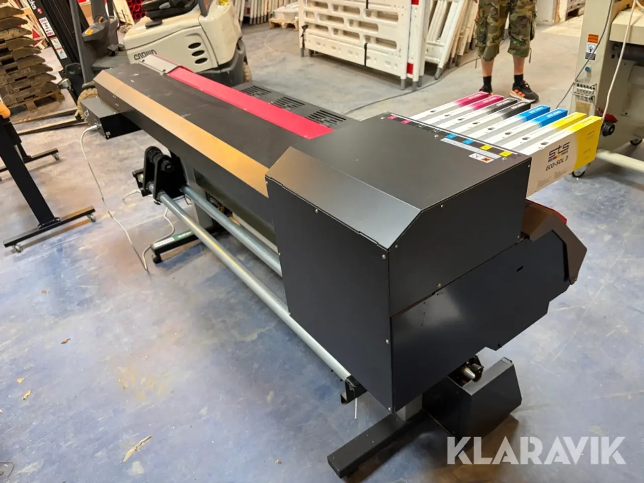 Billede 7 - Storformatprinter med opvikler Roland VersaEXPRESS RF-640