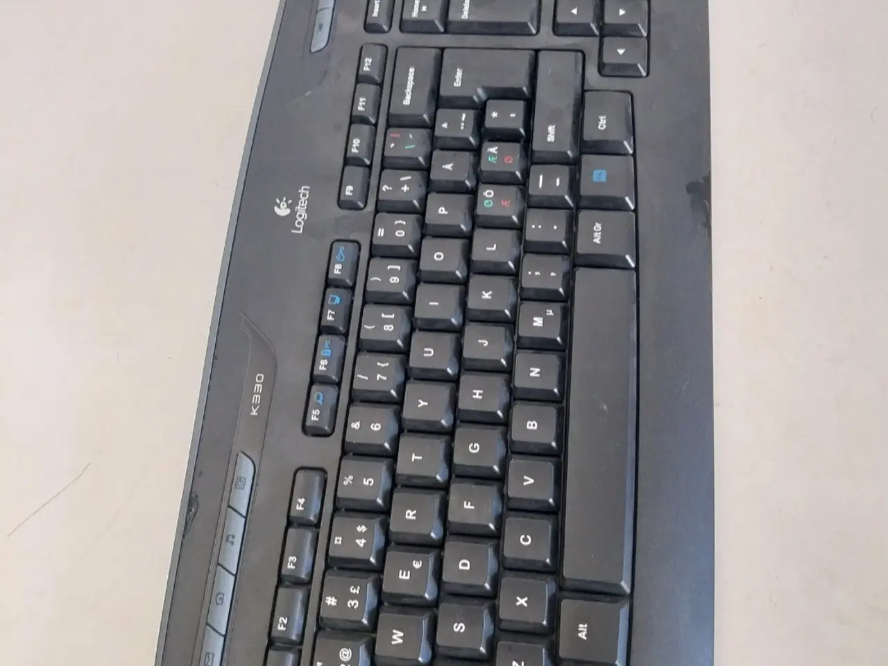 Billede 4 - Logitech K330 trådløst tastatur