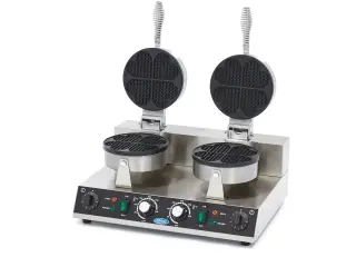 Dobbelt Hjertevaffeljern – 8 vafler – 2 kW