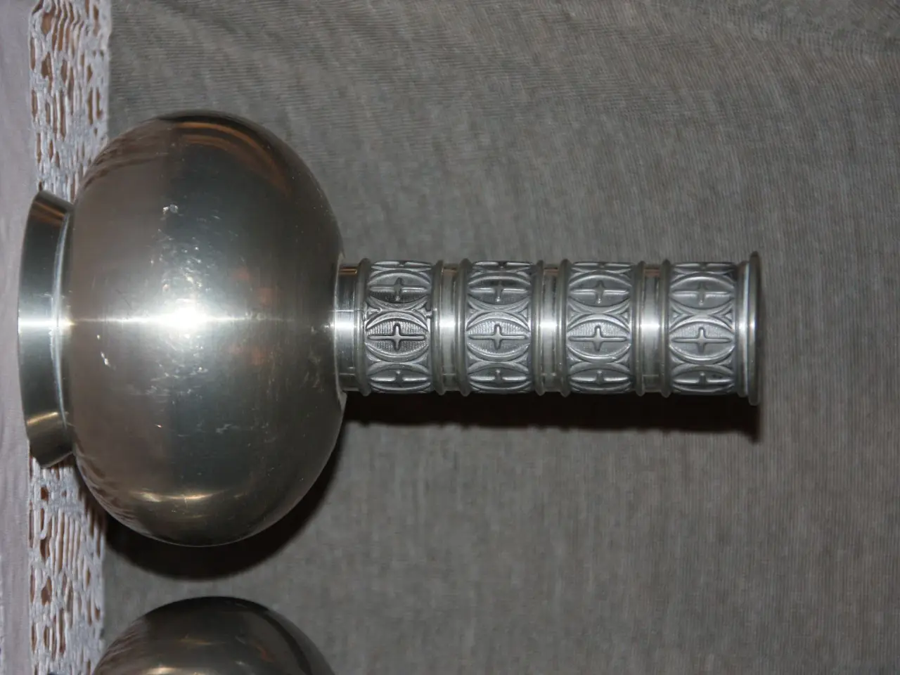 Billede 2 - Norsk tin vase og karaffel Haugrud