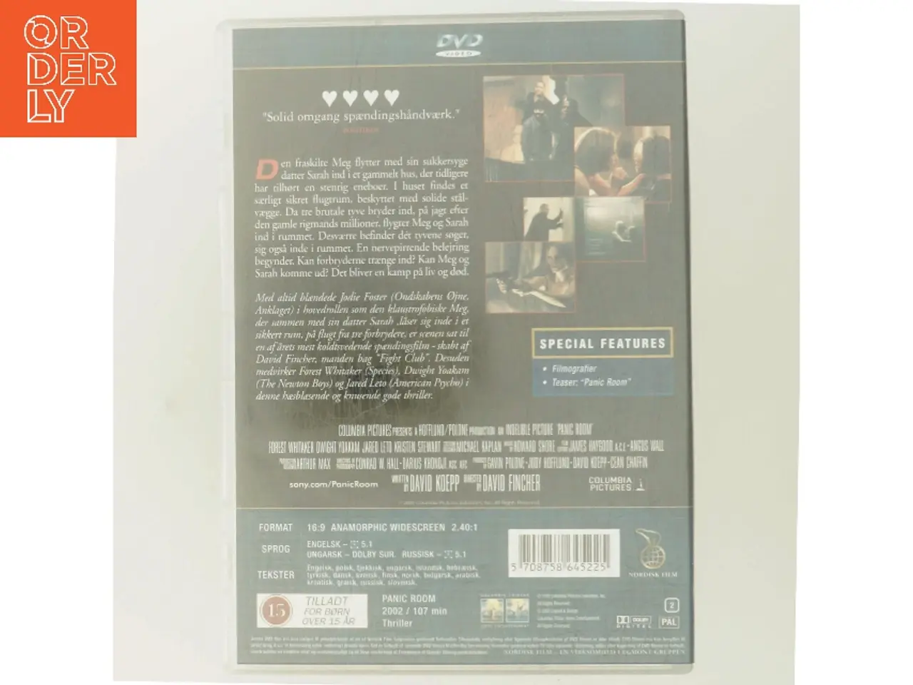 Billede 3 - Panic Room med Jodie Foster (DVD)