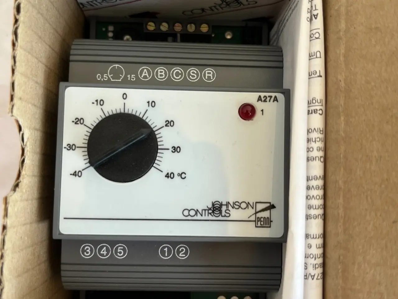 Billede 3 - Johnson Controls A27A1N11 1 Stage Control modul
