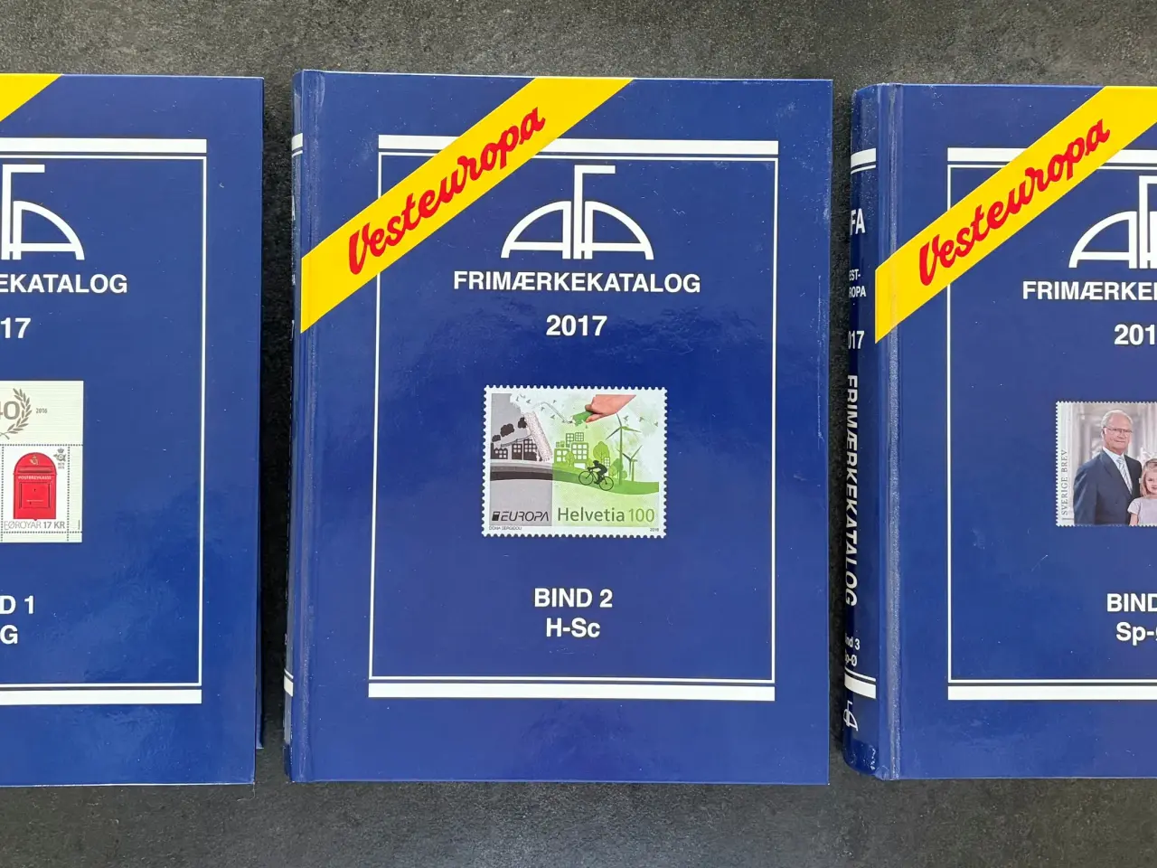 Billede 1 - AFA Vesteuropa 2017 frimærkekatalog - 3 bind