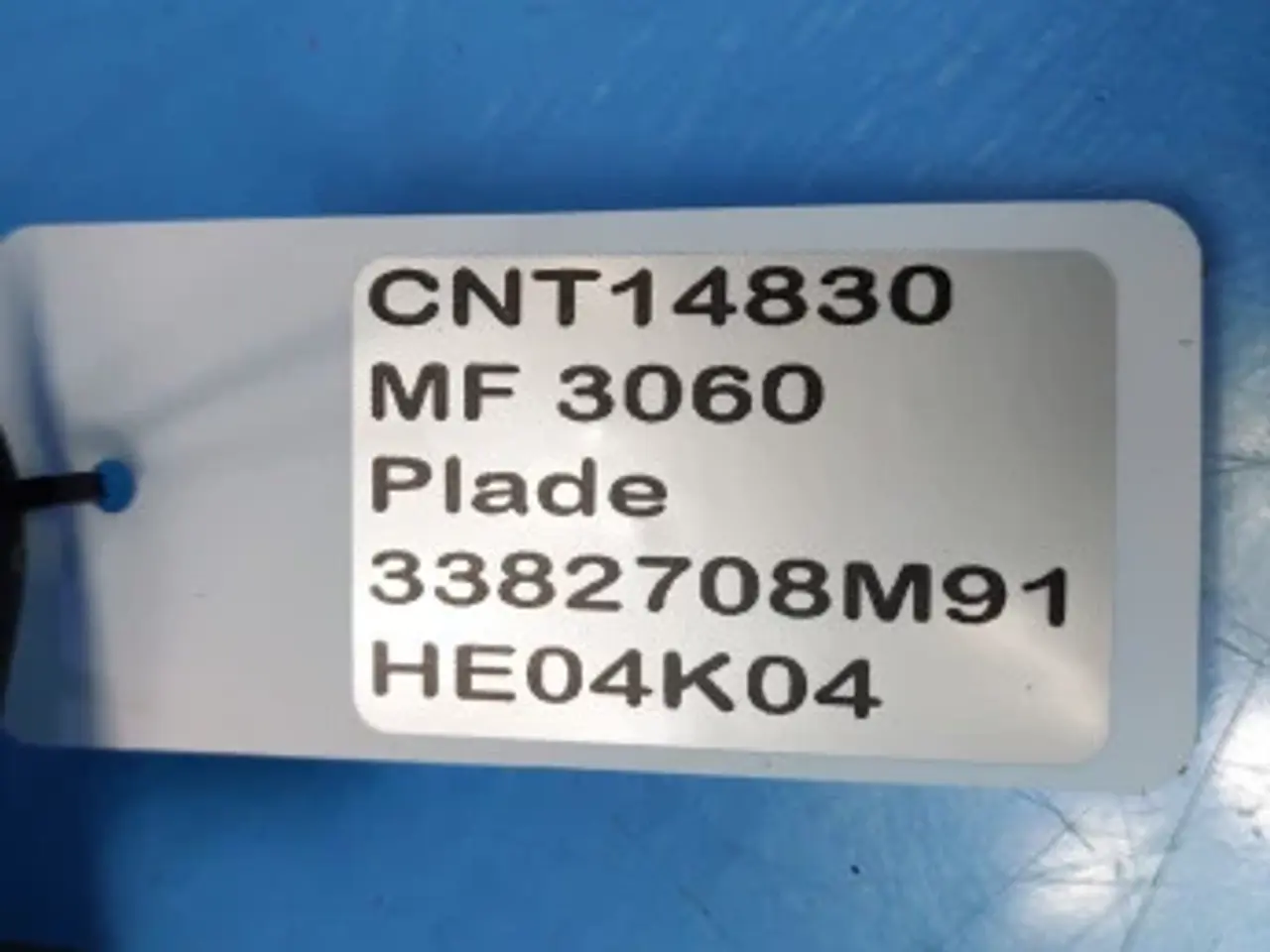 Billede 9 - Massey Ferguson 3060 Beskyttelsesplade 3382708M91