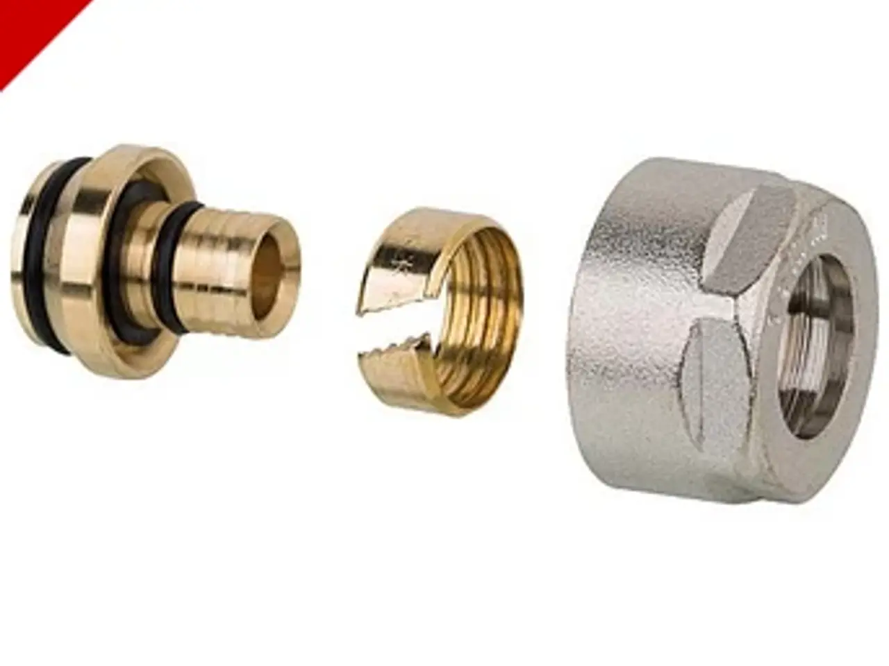 Billede 1 - Klemmringsfittings O-Ring 16x2mm 3/4"