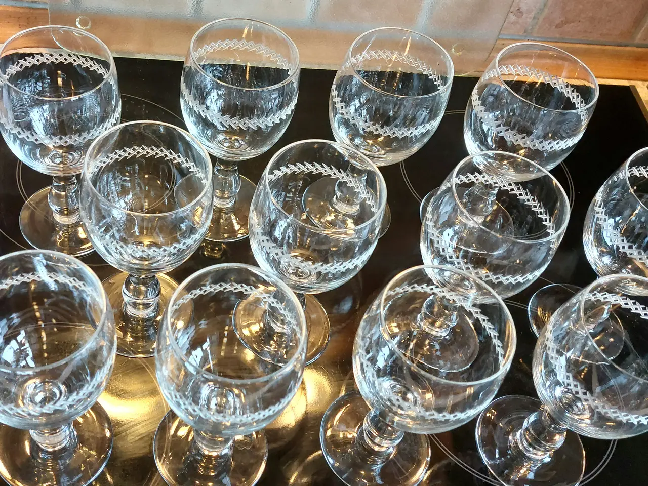 Billede 2 - KRYDSSLEBNE BALLON GLAS - KASTRUP GLASVÆRK