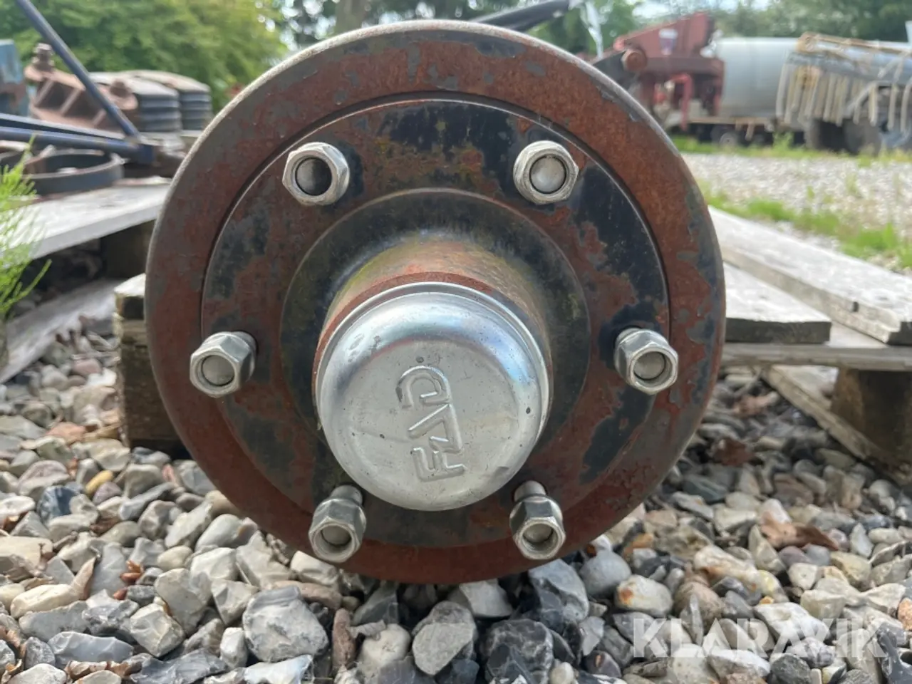 Billede 8 - Aksel med bremse FAD Hydraulisk bremse