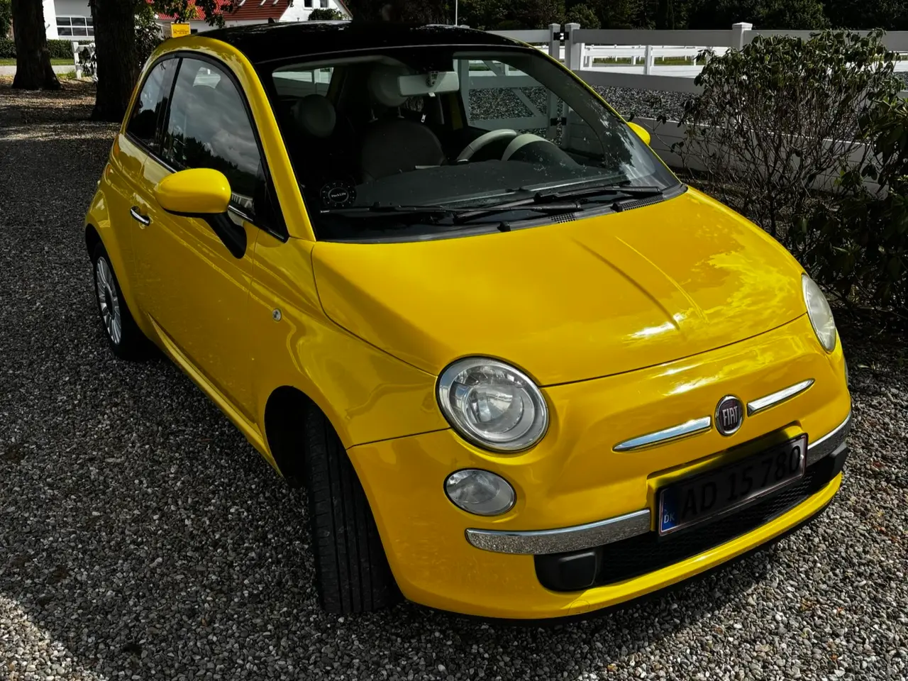 Billede 1 - FIAT 500 1.2 Lounge Panorama Læderkabine Tandrem s