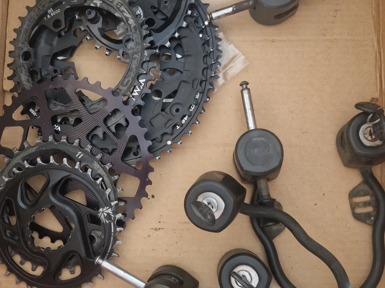 Billede 2 - Cykel parti - hjul dæk gear bremser mm.