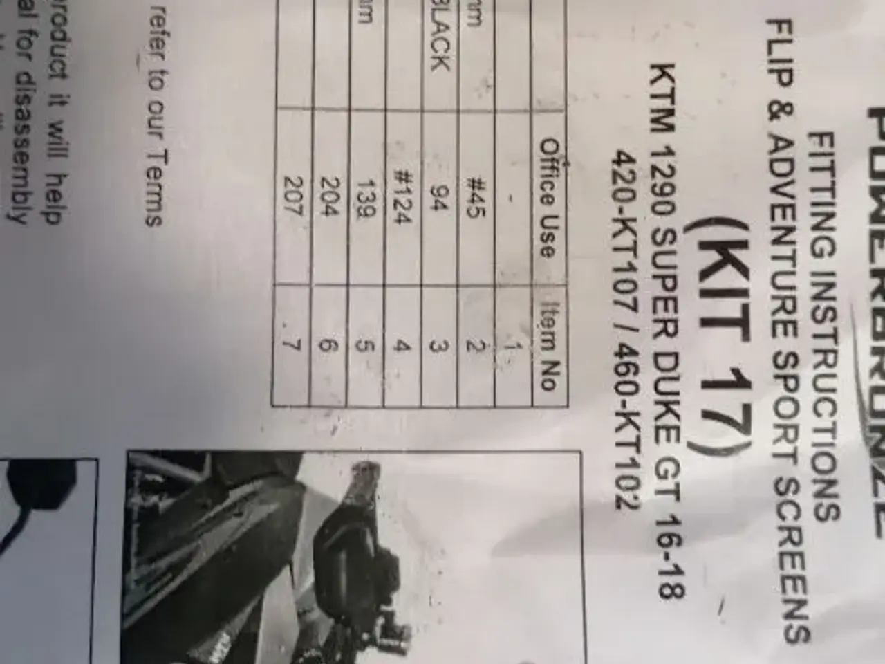 Billede 5 - KTM Duke 1290 vinddkærm