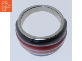 ring med farvede striber (str. 53 mm)