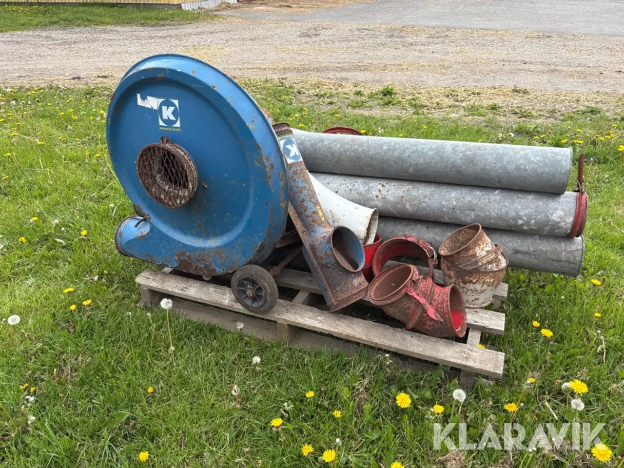Billede 5 - Kornblæser og rør Kongskilde TRL 75