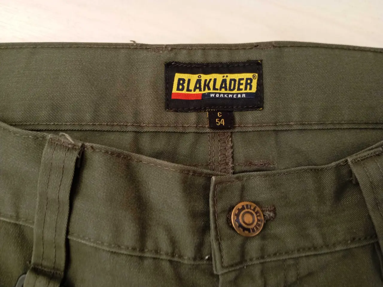 Billede 3 - Arbejdsbukser fra Blåkläder. Grønne. XL